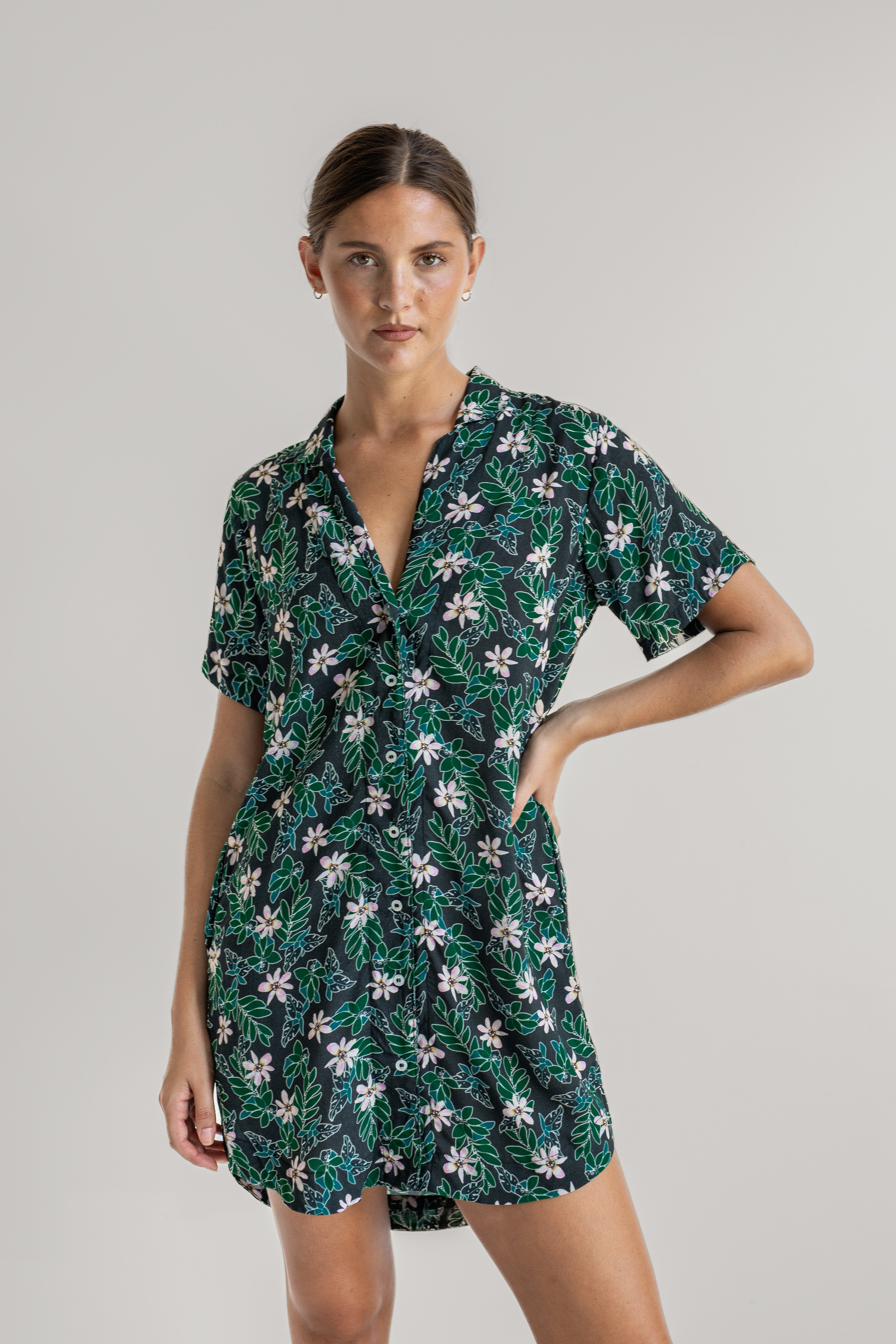 aloha shirt dress Honu Aloha Shirt Dress